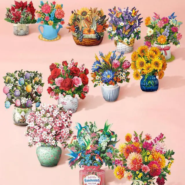 Alt view image 7 of 7 - Year of Flowers Boxed Set of 12, 2nd Edition