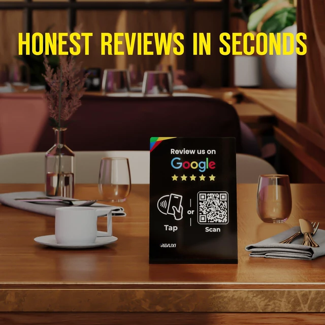 Alt view image 2 of 7 - Google Review Stand (3 PCS)- Boost Reviews w/ 3x4 inch Reusable Google Review Tap Card Stand & QR Code Stand -No App,No Subscription- Android & iPhone Compatible- Google Reviews Made Easy