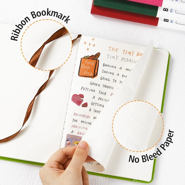 Alt view image 5 of 7 - Blank Journal,A5 Unlined Journaling Notebooks 200 Pages/100 Sheets 10 Packs 8.4'' x 5.8 '',10 Colors Hardcover Notebook for Work, School, Note Taking,Sketching or Gifts