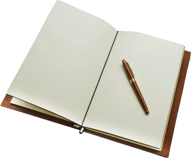 Alt view image 3 of 7 - Large Travelers Notebook - 7.5" x 11" (19 x 28cm) - Grande Travel Journal, Handcrafted, Rugged, Refillable Leather Journal. Perfect for Writing, Artwork, Scrapbooking