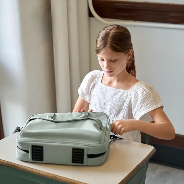 Alt view image 6 of 7 - Sturdy 3 Ring Zipper Binder with Shoulder Strap for School - 2 Inch Zip Up Beautiful Binder with Extra Pockets Holds 500 Sheets, Books and Laptop - Easy to Carry Trapper Keeper in Quality Fabrics