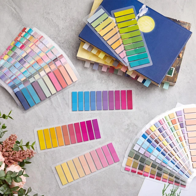 Alt view image 2 of 7 - 24000 Pcs Annotation Tabs, 120 Color Writable Sticky Tab for Book Self-adhesive Index Tabs Feature a Transparent Writable Design for Annotating Books, Bible Pages, Journals and Study Notes