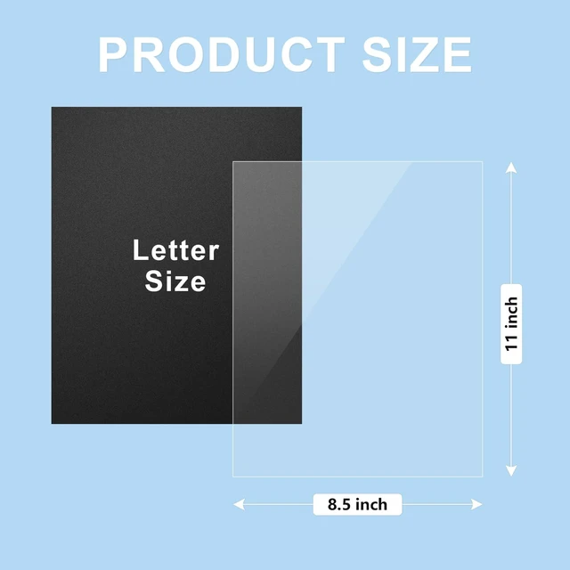 Alt view image 2 of 7 - 180 Pack Comb Binding Covers and Backs Set, 8.5x11 Inch, Letter Size 60 Pcs 3/8 Inch Black Binding Combs, 60 Pcs 10 Mil Clear Binding Covers, 60 Pcs 12Mil Black Plastic Sand Texture Polycovers