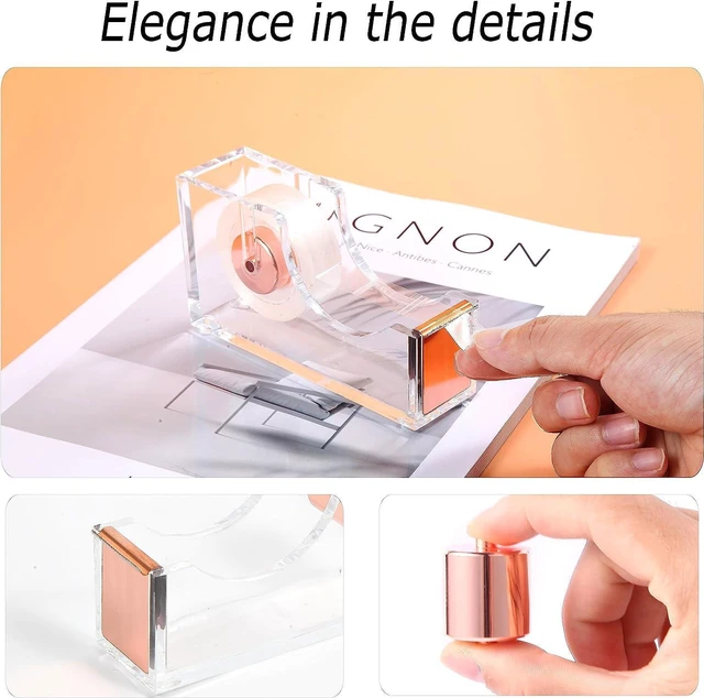 Alt view image 4 of 7 - Rose Gold Desk Organizers and Accessories with Desk Organizer 360° Rotating Pen Holder and Office Supplies, Cute Stationery Supplies Set