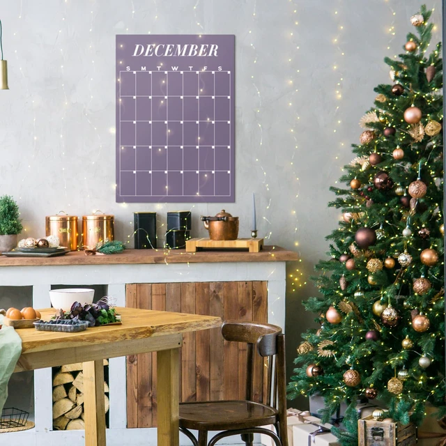 Alt view image 6 of 6 - Undated Wall Calendar, Colorful, 12 Pcs for Classroom Office Home, Dry Erase Reusable Design, 16''x12'' Large Size, Undated Yearly, Back to School Christmas Supplies