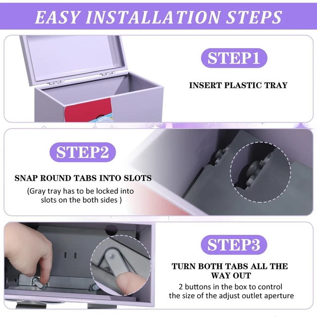 Alt view image 3 of 7 - Purple Googly Eyes Pencil Dispenser Stainless Steel for Classroom Desk Organizer for Teachers, Daycare Must Haves, Preschool Kindergarten Back to School Supply, Fun Automatic Holder