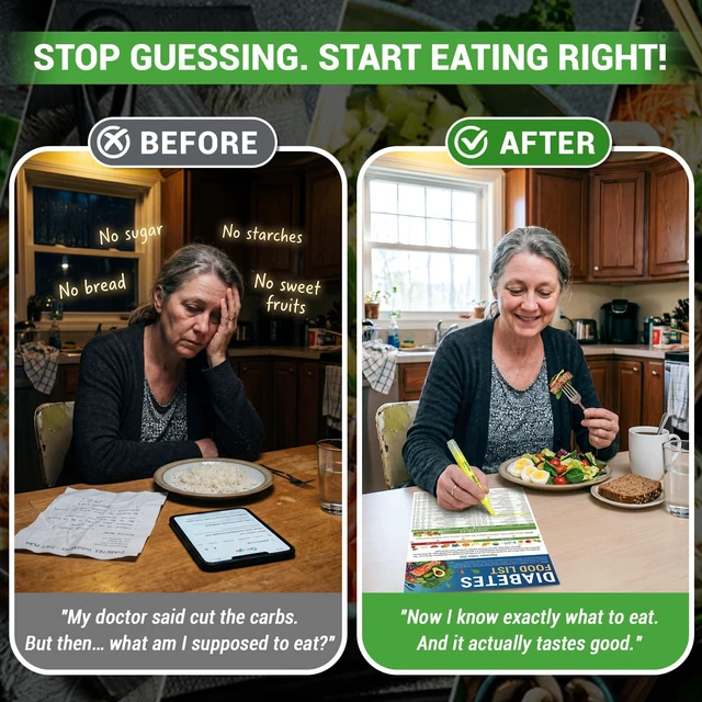 Alt view image 2 of 7 - Diabetes Food List & Meal Planner, 5 Pack with GI Chart 80+ Recipes Stop Guessing What to Eat, Diabetic Cookbooks for Prediabetes Type 1 & 2, Glycemic Index (GI) Guide, A1C Chart, Serving Size