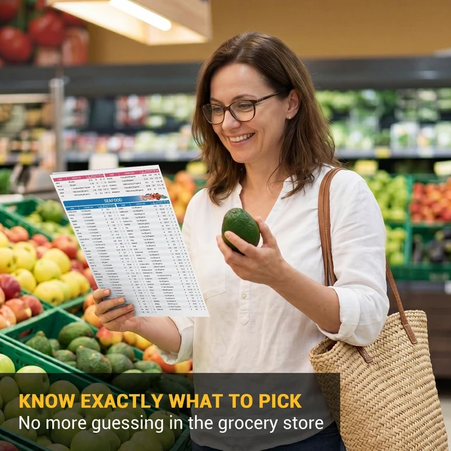 Alt view image 4 of 7 - Diabetes Food List & Meal Planner, 5 Pack with GI Chart 80+ Recipes Stop Guessing What to Eat, Diabetic Cookbooks for Prediabetes Type 1 & 2, Glycemic Index (GI) Guide, A1C Chart, Serving Size