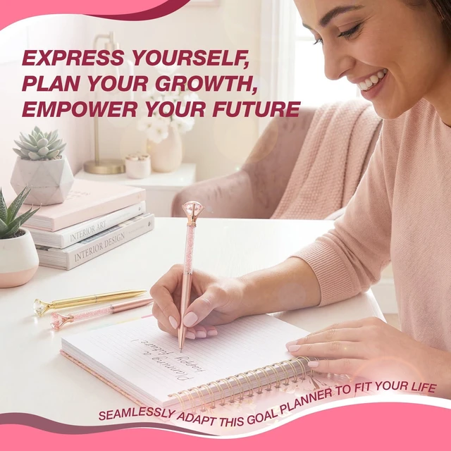 Alt view image 3 of 7 - Academic 18-Month Planner Aug 2026-Jan 2028, Organized Chaos Hard Cover Planner/Calendar with Daily, Weekly & Monthly Layouts, plus Pens, Stickers & Sticky Notes Included