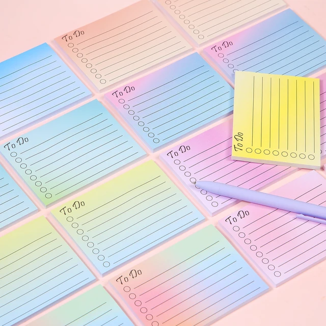 Alt view image 5 of 7 - to Do List Sticky Notes, 3"x4", 18 Pads, 900 Sheets Lined Checklist Sticky Pads with Smooth Writing, Easy Peel-Off, Thick Paper for Planning, Office, School & Daily Tasks