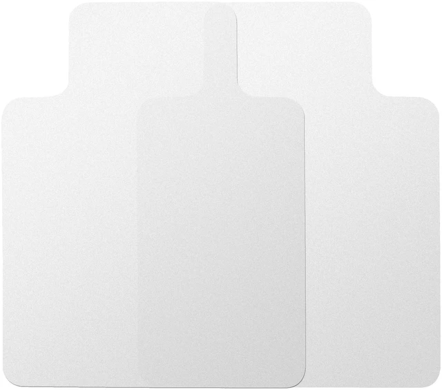 Main image of 2 Pack 36"x48" Chair Mat for Hardwood Floors, Clear Floor Protector Laminate/Tile/Vinyl, Not Carpet, Computer Desk Mat, With Lip, Stay in Place, Easy Glide for Rolling Chair, Easy Trim