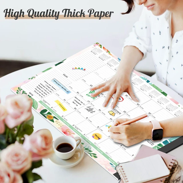 Alt view image 4 of 7 - Large Desk Calendar 2026-2027,Jul 2026-Dec 2027, 18-Month Calendar 22" x 17" Desktop Pad Calendar, Office Supplies Perfect for Planning and Organizing In Your Home, School or Office