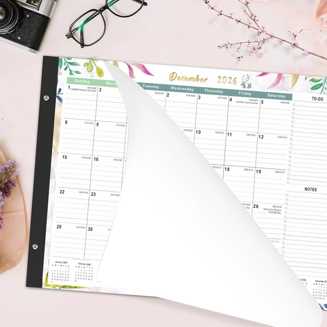 Alt view image 6 of 7 - Large Desk Calendar 2026-2027,Jul 2026-Dec 2027, 18-Month Calendar 22" x 17" Desktop Pad Calendar, Office Supplies Perfect for Planning and Organizing In Your Home, School or Office
