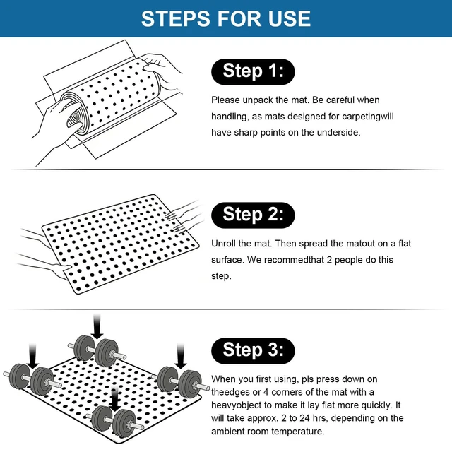 Alt view image 7 of 7 - Clear Office Chair Mat for Carpet - 46"x60" Heavy-Duty Protection for Low Pile Carpets - Not Suitable for Hardwood Floors