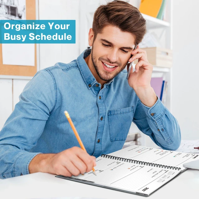 Alt view image 2 of 7 - 2026-2027 Planner 8.5x11, Weekly Monthly Academic Calendar Large 8.5x11 planner calendar offers ample writing space for schedules, appointments, goals, and reminders