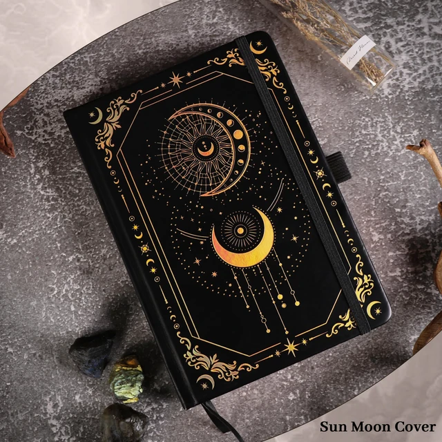 Alt view image 5 of 7 - Line Journal Notebook for Women Men, 316 Pages,8.3x5.8 IN Hardcover A5 College Ruled Notebook for Writing,Vintage Diary with Bookmark, for Work School, Note Taking
