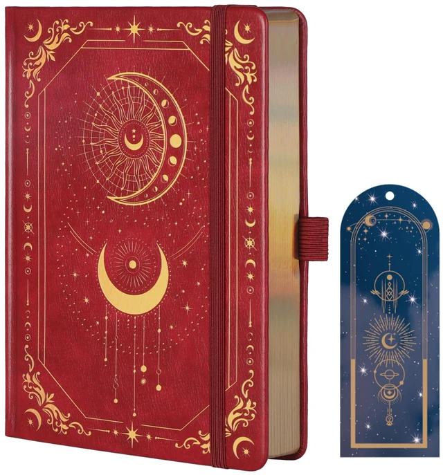 Main image of Line Journal Notebook for Women Men, 316 Pages,8.3x5.8 IN Vintage Diary with Bookmark, Hardcover A5 College Ruled Notebook 316 Numbered Pages for Writing, for Work School, Note Taking