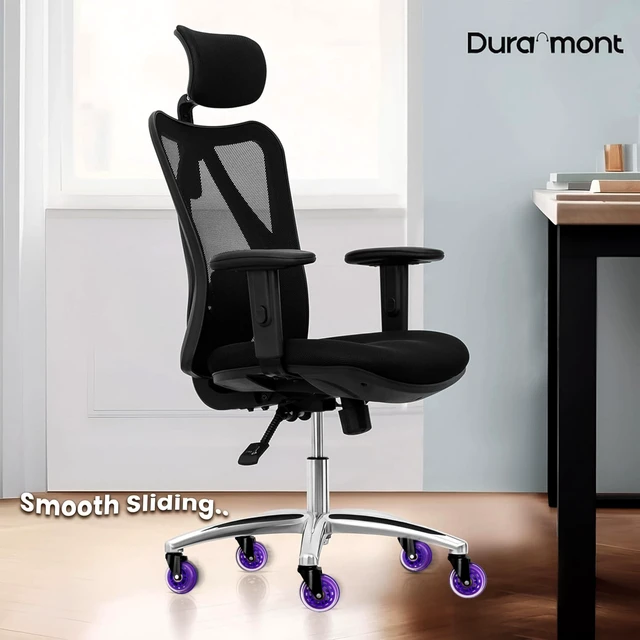 Alt view image 5 of 7 - Office Chair Wheels - Set of 5 Rollerblade-Style Caster Wheels, Smooth & Quiet Rolling, Protects Hardwood Floors & Carpets, Universal Fit, Durable and Long-Lasting - Purple