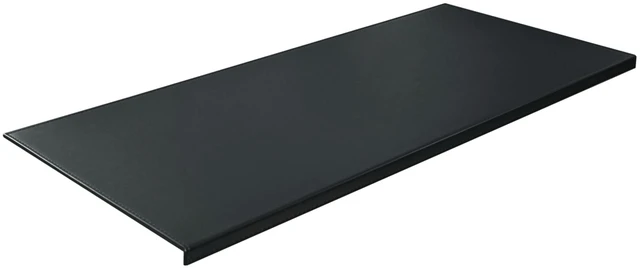 Main image of 35.4"x 18.9" Soft PU Leather Surface Office Desk Mouse Mat Anti-Push Pad with Full Grip Fixation Lip Table Blotter Edge-Locked Protector