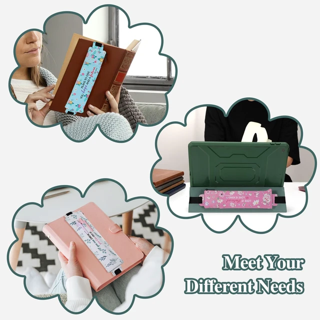 Alt view image 6 of 7 - Elastic Pen Holder for Notebook, 4 Pack PU Leather Pouches with Pocket Adjustable 7.514.6 in bands secure each 7 × 2.2 in zippered case; front pocket holds 12 pens