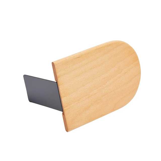 Alt view image 4 of 7 - Wood Bookends,Non-Skid Bookend for Shelves,Heavy Duty Bookends,Book Stand for Books/CDs,1 Pair
