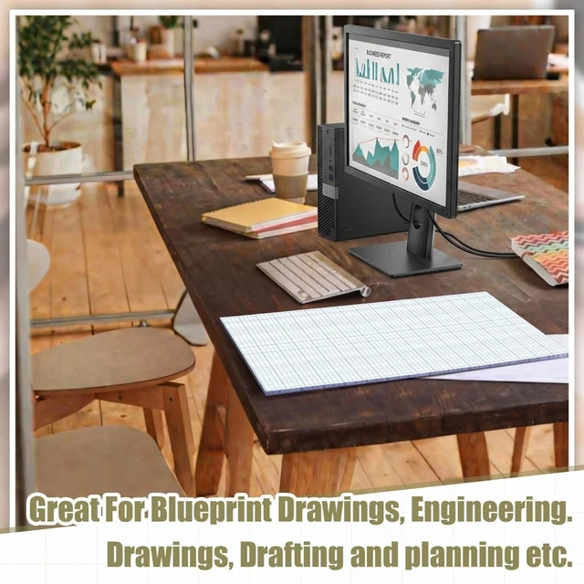 Alt view image 7 of 7 - 24 Pack Graph Paper Pads 8.5 x 11 in, 10x10 Quad Ruled Grid Paper Back to Shcool Quad Graph Paper, 50 Sheets/100 Pages, Grid Drafting Paper for Architects, Engineers, Draftsmen Stem Students