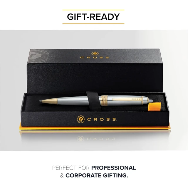 Alt view image 5 of 6 - Bailey Medalist Ballpoint Pen, Medium Point, Black Ink Ballpoint Pen, Refillable for Long-Lasting Use, Smooth Ink Flow, Comfortable Grip, Premium Gift Box, Medium Point Refill