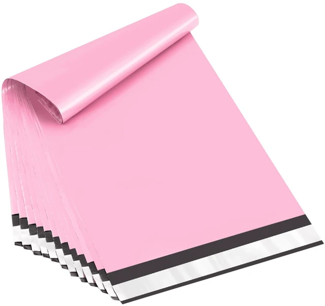 Main image of Large Poly Mailers 17.7x22 Inch Light Pink 50 Pack Shipping Bags Self Seal Adhesive Waterproof Tear Proof Mailers Poly Bags Strong Mailing Envelopes Packing for Clothes Books Accessories