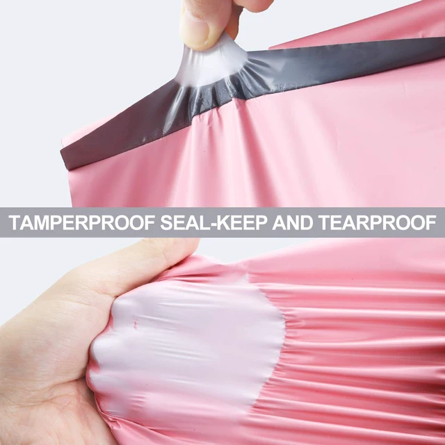 Alt view image 4 of 7 - Large Poly Mailers 17.7x22 Inch Light Pink 50 Pack Shipping Bags Self Seal Adhesive Waterproof Tear Proof Mailers Poly Bags Strong Mailing Envelopes Packing for Clothes Books Accessories
