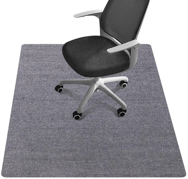 Main image of Office Chair Mat - for Hardwood Floors, Large Non-Slip Easy-Clean Floor Protection Blanket (Grey, 48 x 36in)