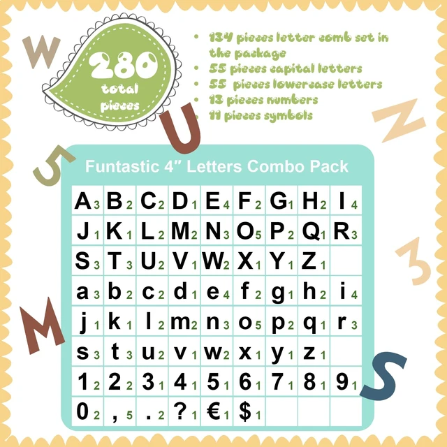 Alt view image 4 of 7 - 134 Pieces 5 Inch Bulletin Board Letters, Morandi Color Alphabet Numbers Combo Set, Classroom Die Cut Letter Cutouts, Back to School Decor for Bulletin Board Display Home