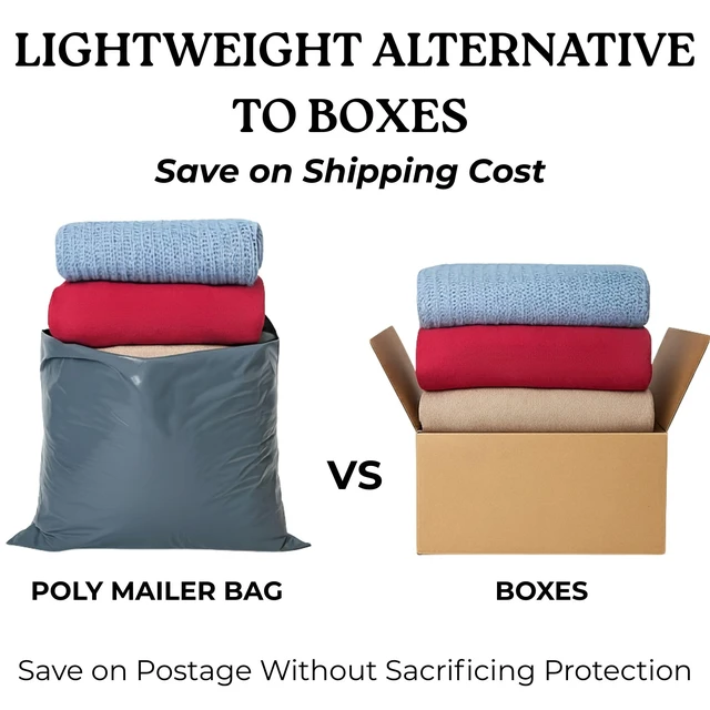 Alt view image 7 of 7 - Large Shipping Bags 17" x 24" Self Sealing Jumbo Poly Mailers 10 Large Mailing Bags for Shipping Clothes, Shoes or Posting Packages. Self Adhesive Strong Seal, Waterproof and Tamperproof