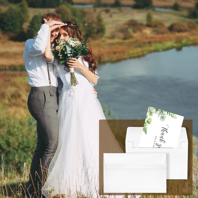 Alt view image 6 of 7 - Self Adhesive Invitation, 1000 Pcs A6 Envelopes 4.75x6.5 Inches Paper Material, Self Seal Envelopes, 1000 Count, For Weddings, Baby Showers, Photos, Notes, Greeting Cards, Easy Mailing