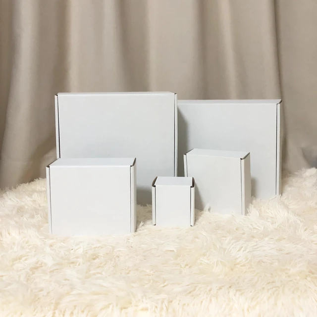 Alt view image 6 of 7 - 10x10x3 Inch White Shipping Boxes 25 Pack,Craft Gift Boxes,Bulk of Mailers Literature Mailing, Shipping,Packaging,Recyclable Storage,Organizing,Craft Gifts,Products Business,Corrugated Box,Luck Top