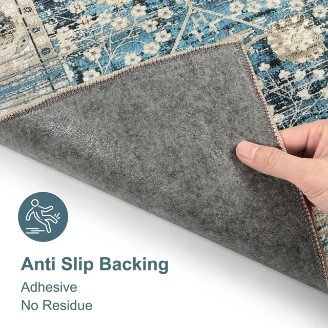 Alt view image 6 of 7 - Home Office Chair Rug for Hardwood Floor, 36"x48" Rolling Chair Protector, Computer Gaming Rug, Low Pile Carpet Floor Mat