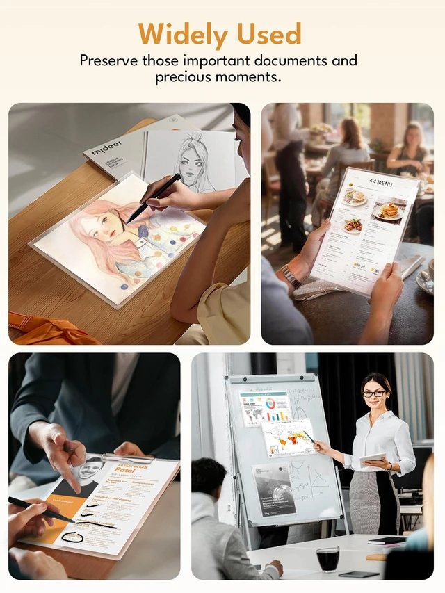Alt view image 7 of 7 - 3mil Legal Size Laminating Sheets 8.5 x 14 Inches - 100 Pack Laminating Pouches for Professional Use, Business Documents, Artwork Preservation & Restaurant Menus - with Thermal Laminator