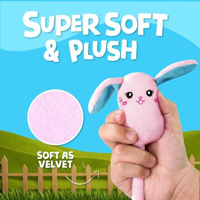 Alt view image 2 of 7 - Cute Pens - Plush Fun Pens w/Soft Grip & 6 Colorful Refills - Gifts for Tweens - Fun Pencils for Kids - Bunny, Lamb, and Chicken - Gift for Teens - Squishies for Kids - Tiny Trio 3 Pack