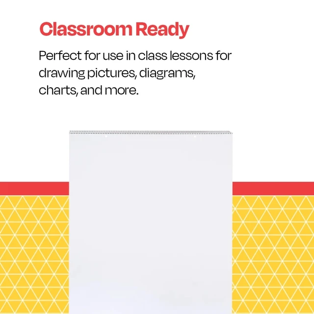 Alt view image 2 of 5 - Chart Paper Pad, 32 x 24 Inches, Unruled, 25 Sheets