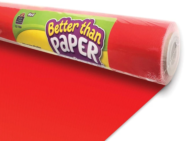 Main image of Red Better Than Paper Bulletin Board Roll (TCR77886)