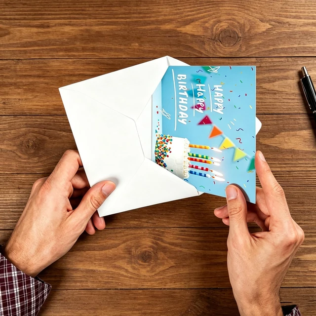Alt view image 5 of 6 - 160 Birthday Cards Bulk with Short Generic Message Inside, Bulk Birthday Cards with Envelopes 4 x 6 inches, 20 Unique Designs, for Family, Group,Office, Business,Work Cards in Box