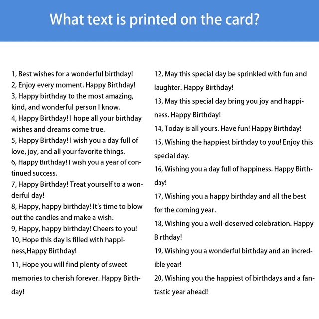 Alt view image 6 of 6 - 160 Birthday Cards Bulk with Short Generic Message Inside, Bulk Birthday Cards with Envelopes 4 x 6 inches, 20 Unique Designs, for Family, Group,Office, Business,Work Cards in Box