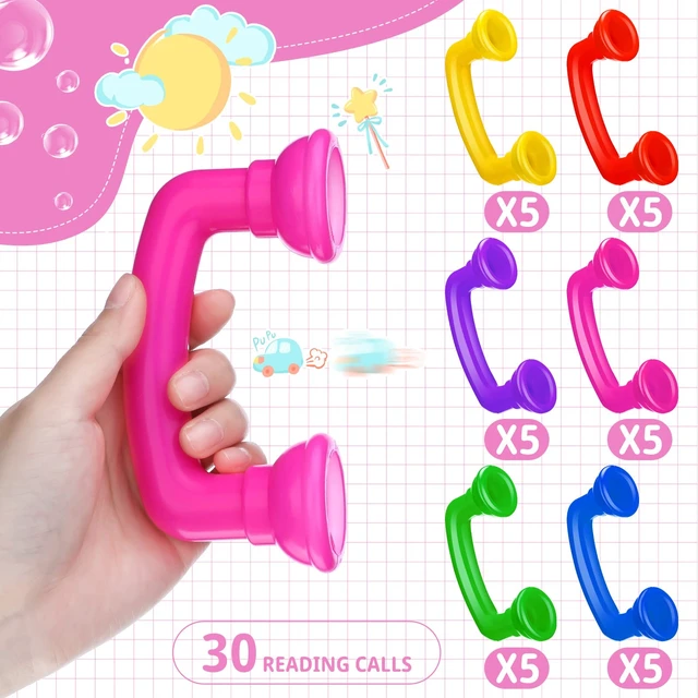 Alt view image 2 of 7 - 30 Pcs Reading Phones for Classroom Reading Phone Bulk Auditory Feedback Speech Therapy Tools for Kids Fluency and Pronunciation Hear Myself Sound Phones Back to School Supplies