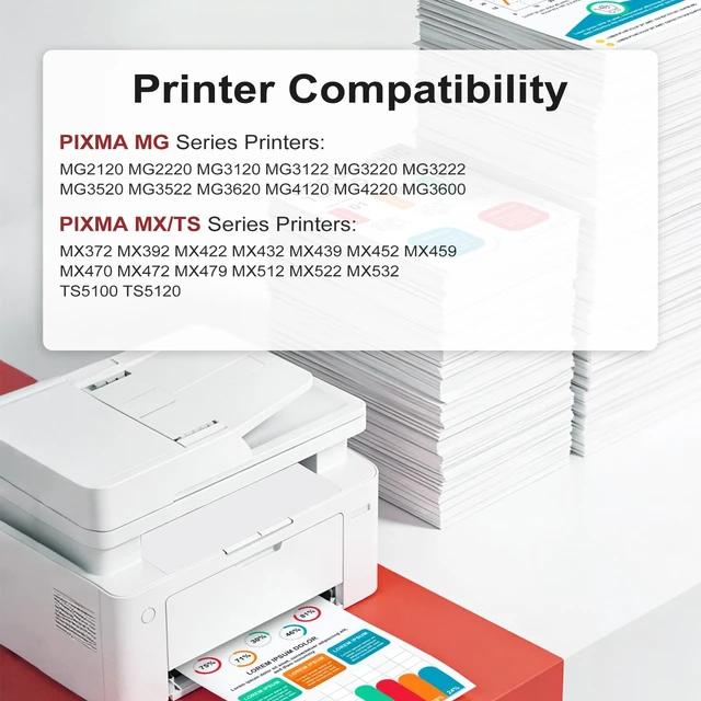 Alt view image 2 of 7 - 240XL 241XL Ink Cartridge Replacement for Canon PG 240 CL 241 XL Combo Pack PG240 CL241 Black Color High Yield for Pixma MG3600 MG3620 MX432 TS5120 MX512 MX472 MX470 MX532 MG3222 TS5100 MG3220 Printer