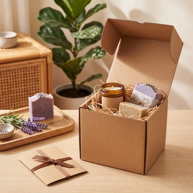 Alt view image 7 of 7 - 8x8x8 Shipping Boxes, 15 Pack Brown Kraft Folding Mailer Boxes, 3-Ply Corrugated Cardboard Cube Box Mailers for Small Business Packaging, Mailing & Gifts