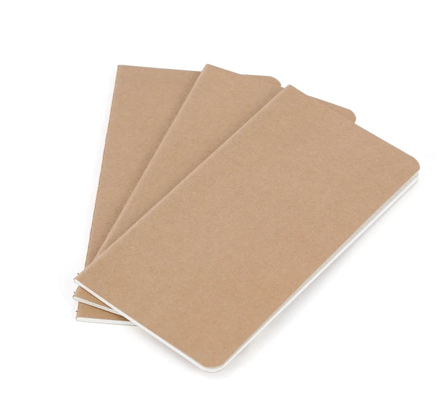 Main image of Dotted A6 Size Travelers Notebook Inserts 4.1" x 5.8" (10.5 x 15cm) 100 GSM Paper 3 Hand-sewn Booklets/180 Pages Travelers Notebook Refills for Journals, Diaries, Planners