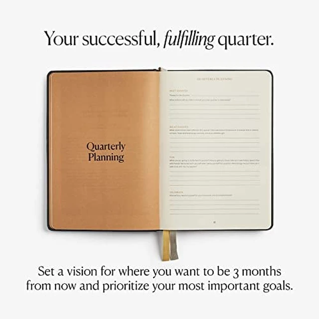 Alt view image 7 of 7 - 3-Month Productivity Planner Tools for Time-Management and Mindfulness, Tear-Out To-Do List, A5 Undated Quarterly Planner, Gray