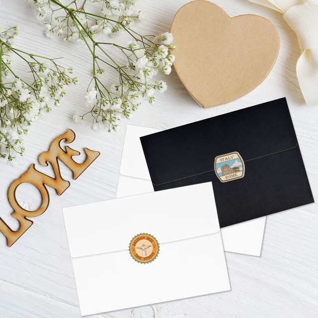 Alt view image 6 of 7 - 200 Packs White A7 Envelopes, 5x7 Envelopes for Invitations, Self Seal for Weddings, Graduation, Baby Shower, Birthday, Greeting Cards