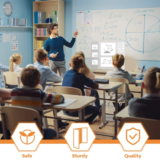 Alt view image 7 of 7 - 100 Pcs 14 x 22 Inch Tri Fold Poster Board Bulk for Display, White Science Fair Project,Classroom Display Paperboard, Single Wall Build, Lightweight Presentation Board,3 Panels