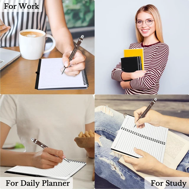 Alt view image 7 of 7 - 100 Pcs/ 50 Set Christian Gift Bulk A5 Spiral Notebook Pen, Black Bible Verse Prayer Journal Bulk Notebooks with Pens Religious Gifts for Women Men Church Pastor Appreciation Gift Halloween