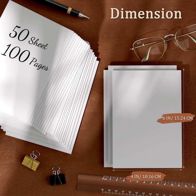 Alt view image 2 of 7 - Notepads 4x6, 24 Pack Small Note Pads, Server Note Pads, Scratch Pads 4x6 White Memo Pads, 4x6 Small Writing Pads White Paper, 50 Sheets per Blank Mini Notepads 4x6 Scratch Paper for School Supplies